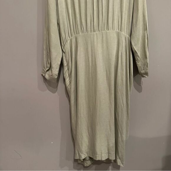 Anthropologie Cream Midi Dress - Picture 10 of 12